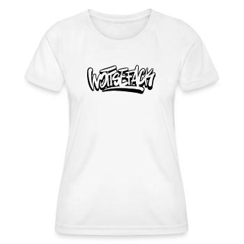 Wottsefack Wortwitz denglisch - Frauen Funktions-T-Shirt - Weiß - Vorne - AI Model Female 172 dark (172cm)