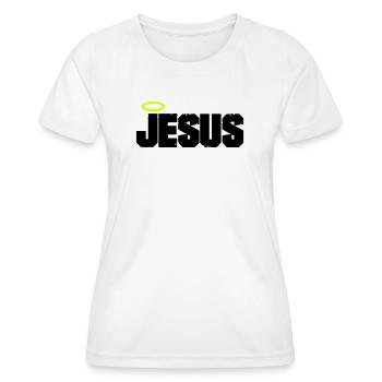 Mon Dieu - T-shirt sport Femme - blanc - Devant - AI Model Female 172 dark (172cm)