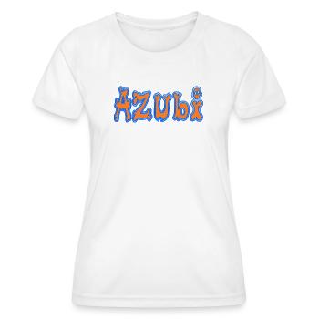 Azubi - Frauen Funktions-T-Shirt - Weiß - Vorne - AI Model Female 172 dark (172cm)