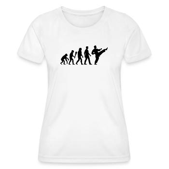 Karate Evolution - Women's Functional T-Shirt - white - Front - AI Model Female 172 dark (172cm)