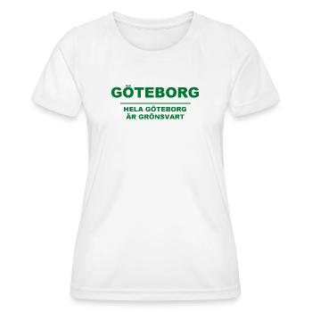 Göteborg - L’ensemble de Göteborg est vert-noir - T-shirt sport Femme - blanc - Devant - AI Model Female 172 dark (172cm)