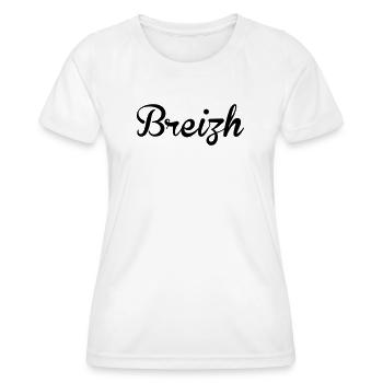 Breizh - Brittany - Women's Functional T-Shirt - white - Front - AI Model Female 172 dark (172cm)