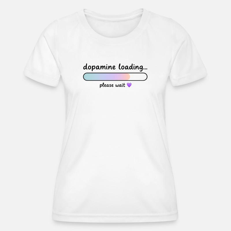 Dopamine Loading Gradient - Women's Functional T-Shirt - white