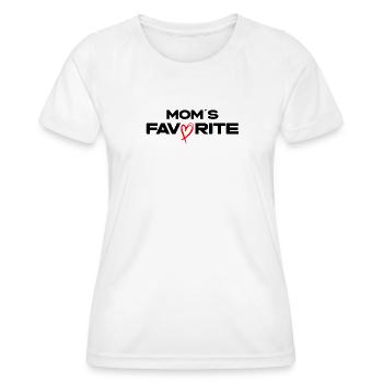 Moms Favorite - Frauen Funktions-T-Shirt - Weiß - Vorne - AI Model Female 172 dark (172cm)