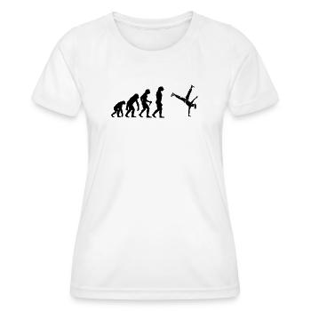 Geschenkidee für eine Dance-Fanin mit Hip-Hop-Tanz - Frauen Funktions-T-Shirt - Weiß - Vorne - AI Model Female 172 dark (172cm)