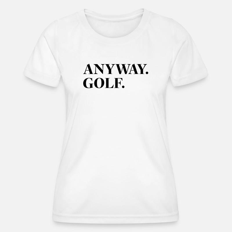 Anyway Golf - Women's Functional T-Shirt - white