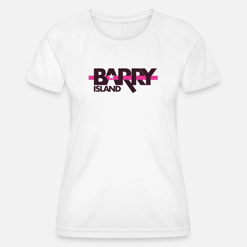 Barry Island  - Women's Functional T-Shirt - white