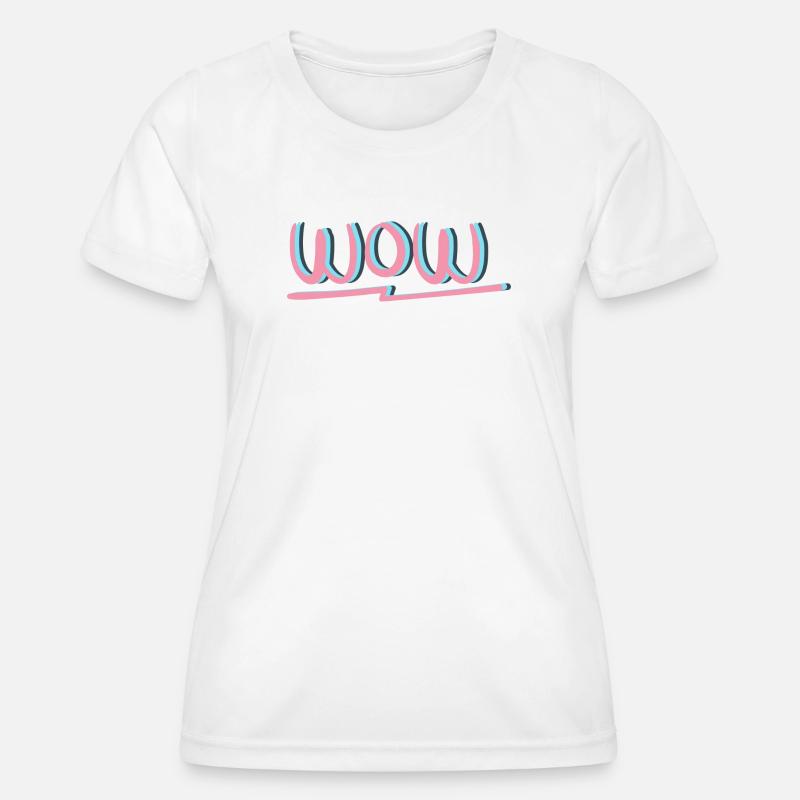 WOW Clothing & Accessories - Women's Functional T-Shirt - white