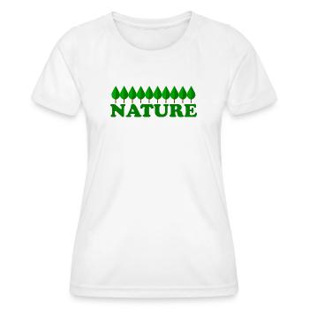 Nature - T-shirt sport Femme - blanc - Devant - AI Model Female 172 dark (172cm)