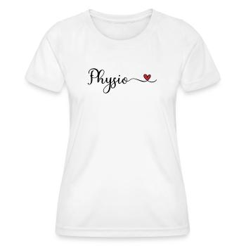 Physio - T-shirt sport Femme - blanc - Devant - AI Model Female 172 dark (172cm)