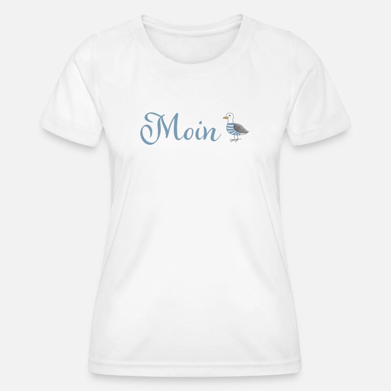 Moin Seagull - Women's Functional T-Shirt - white