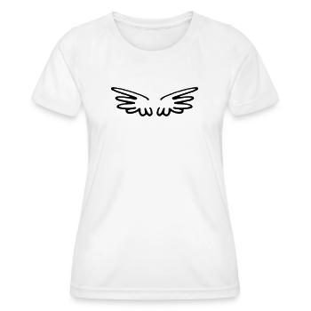 Aile - T-shirt sport Femme - blanc - Devant - AI Model Female 172 dark (172cm)
