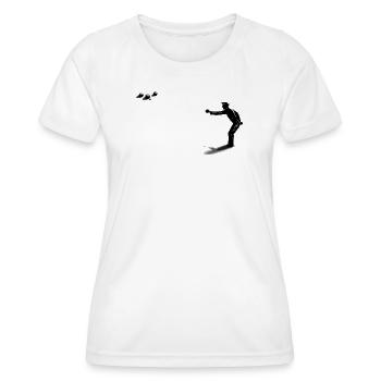 petanque - T-shirt sport Femme - blanc - Devant - AI Model Female 172 dark (172cm)
