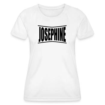 t-shirt Joséphine idée cadeau t-shirt - T-shirt sport Femme - blanc - Devant - AI Model Female 172 dark (172cm)
