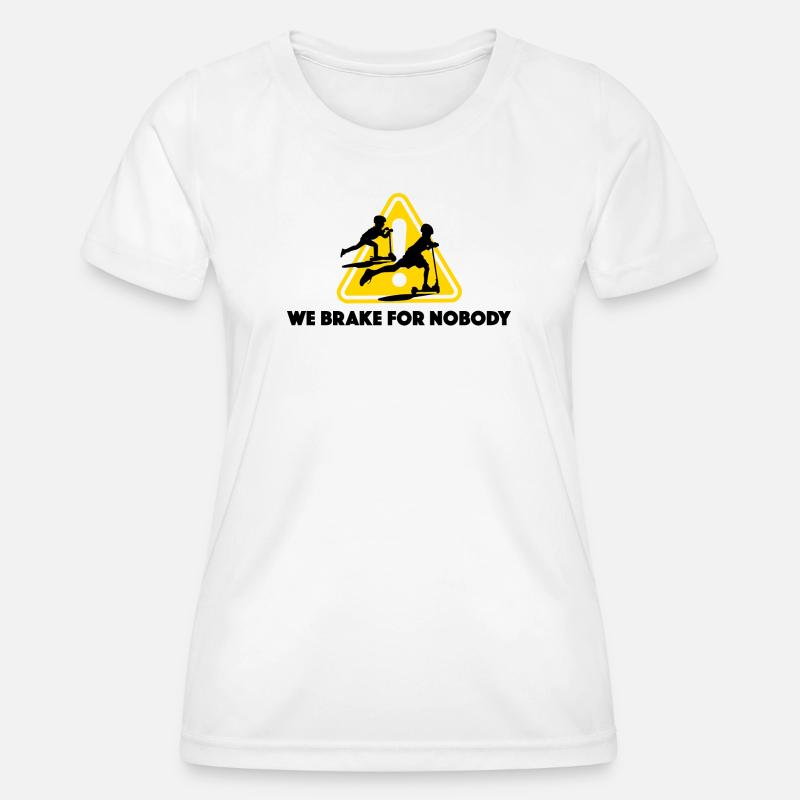 Scooter, scooter - totally crazy - Women's Functional T-Shirt - white