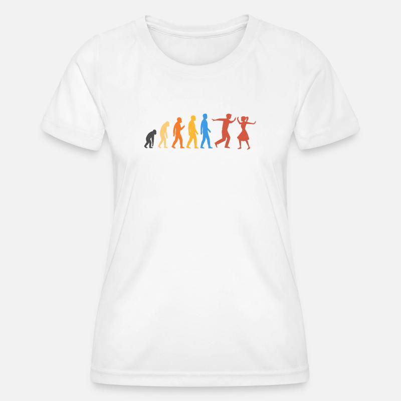 Danse Swing - Le plus haut niveau d’évolution - T-shirt sport Femme - blanc