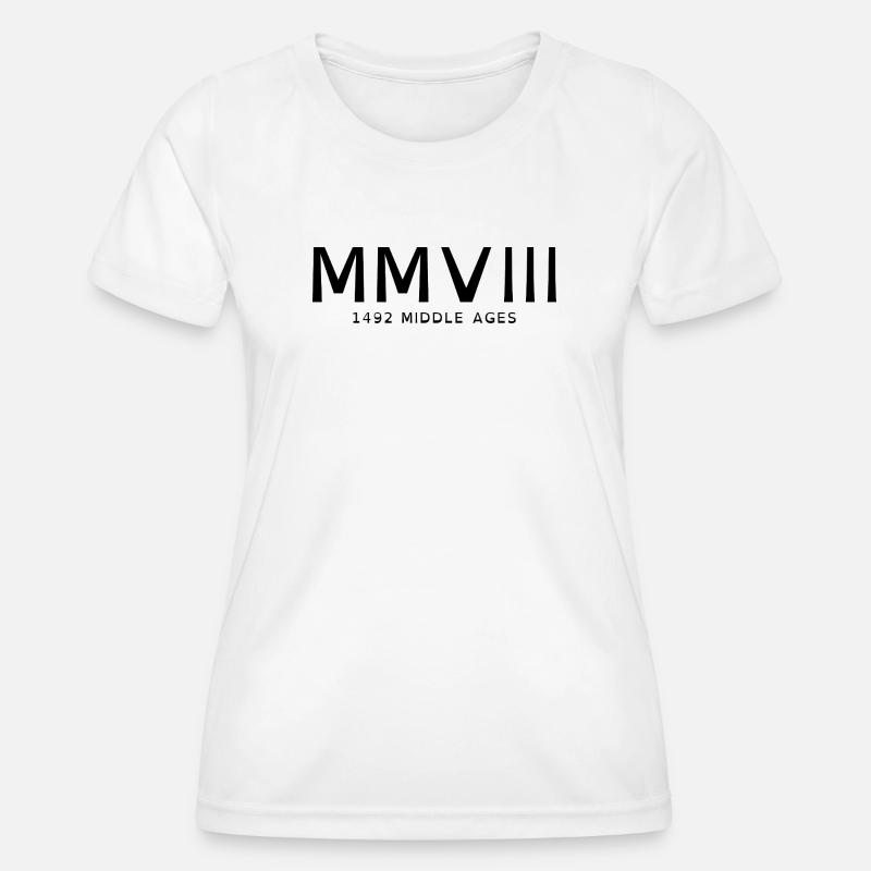 2008_LINE_black - Women's Functional T-Shirt - white