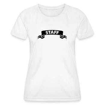 Personnel - T-shirt sport Femme - blanc - Devant - AI Model Female 172 dark (172cm)