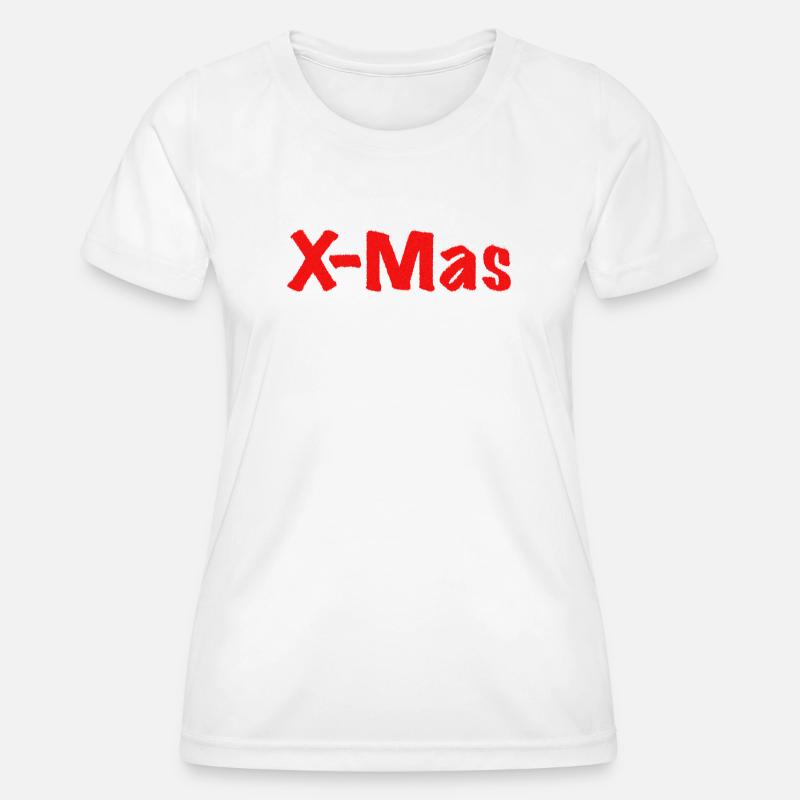 X-Mas - Women's Functional T-Shirt - white
