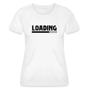 Loading - Women's Functional T-Shirt - white - Front - AI Model Female 172 dark (172cm)