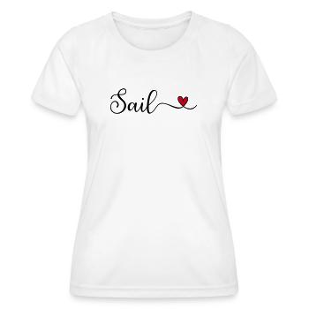 Voile - T-shirt sport Femme - blanc - Devant - AI Model Female 172 dark (172cm)