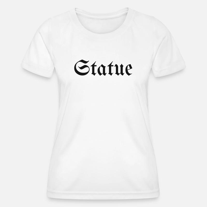 Statue Gothic - Women's Functional T-Shirt - white