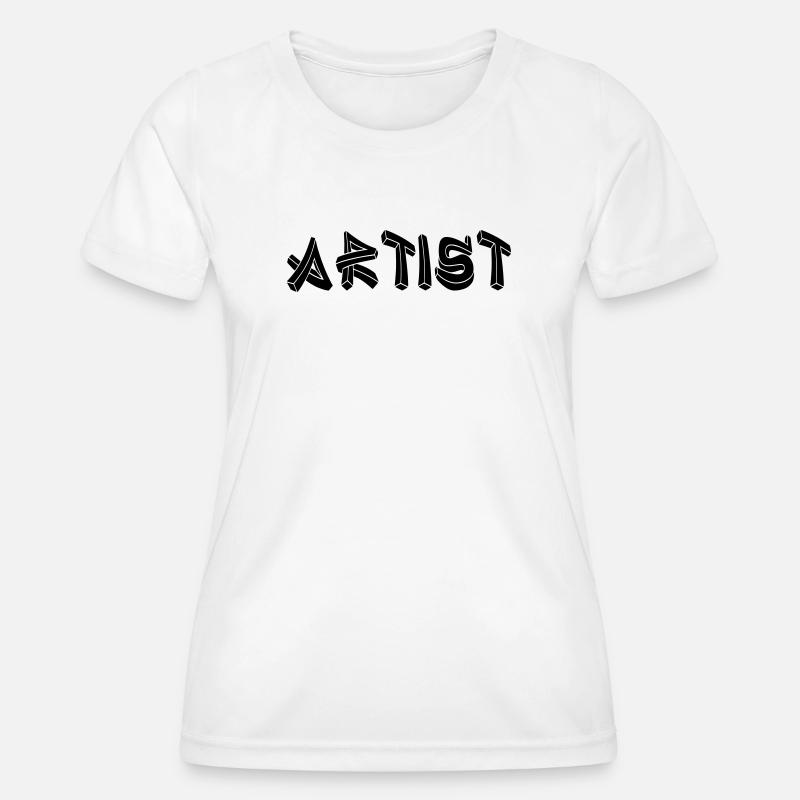 Artist - Women's Functional T-Shirt - white