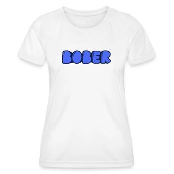 Bober - T-shirt sport Femme - blanc - Devant - AI Model Female 172 dark (172cm)