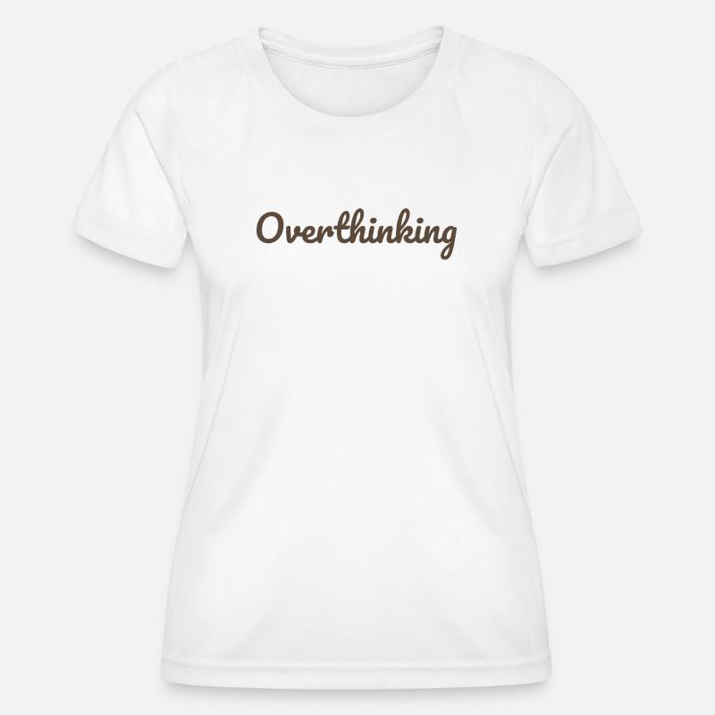 Rethinking Calligraphy Design - Women's Functional T-Shirt - white