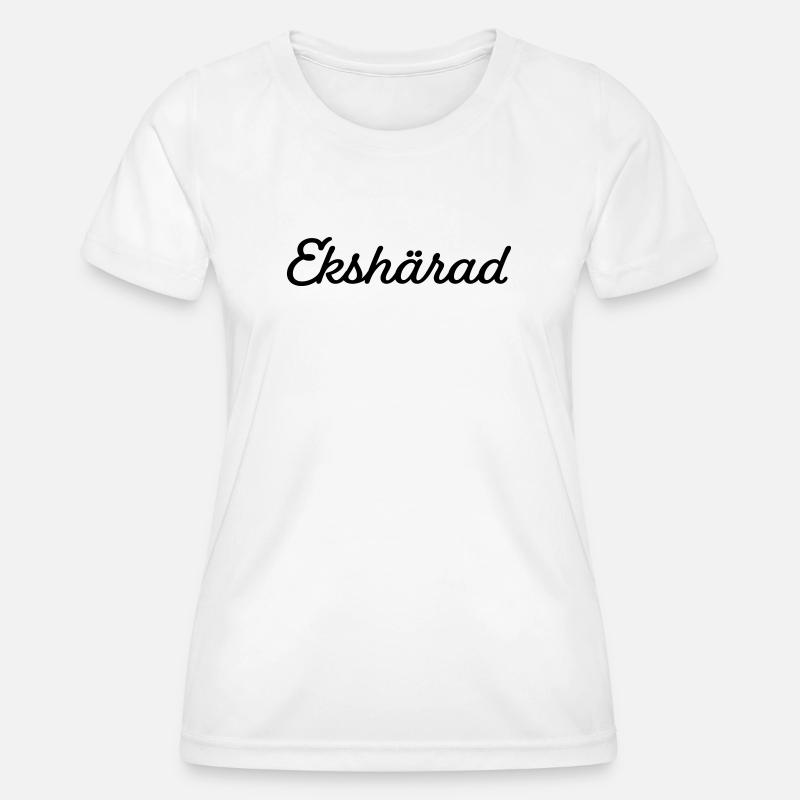 Ekshärad schwarz - Frauen Funktions-T-Shirt - Weiß