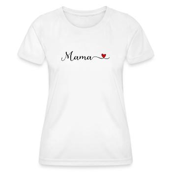 Maman - T-shirt sport Femme - blanc - Devant - AI Model Female 172 dark (172cm)
