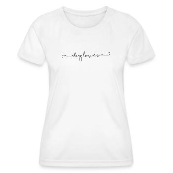Dog Lover - Women's Functional T-Shirt - white - Front - AI Model Female 172 dark (172cm)