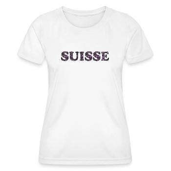SWITZERLAND - Women's Functional T-Shirt - white - Front - AI Model Female 172 dark (172cm)