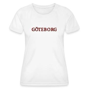 Göteborg Rouge-bleu - T-shirt sport Femme - blanc - Devant - AI Model Female 172 dark (172cm)