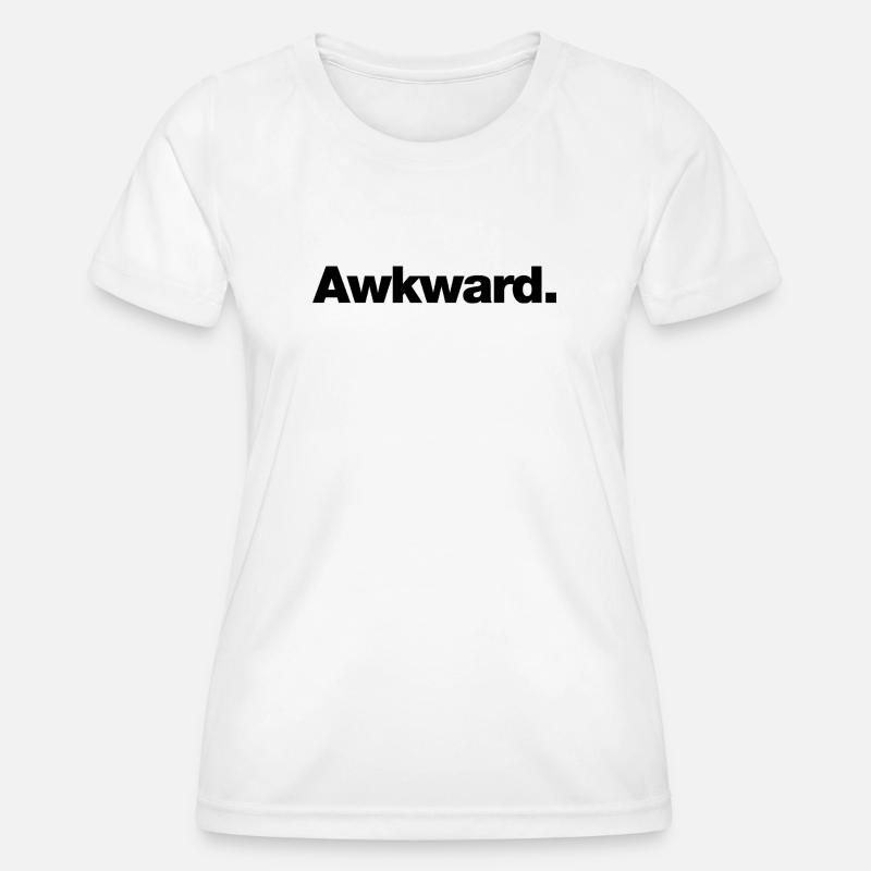 Awkward - Women's Functional T-Shirt - white