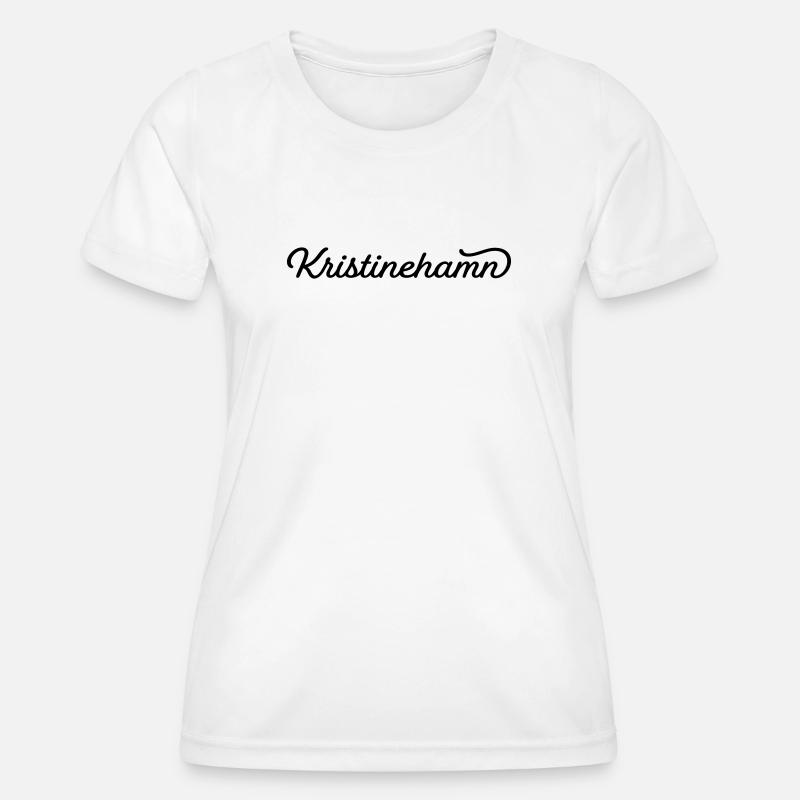 Kristinehamn black - Women's Functional T-Shirt - white