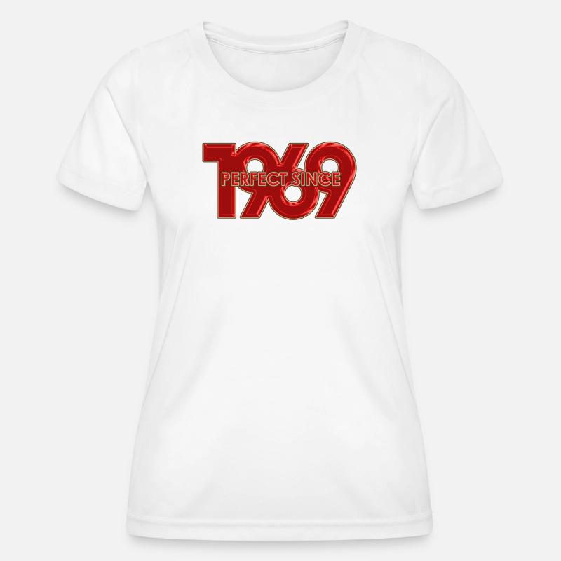 Perfect since 1969 - Women's Functional T-Shirt - white