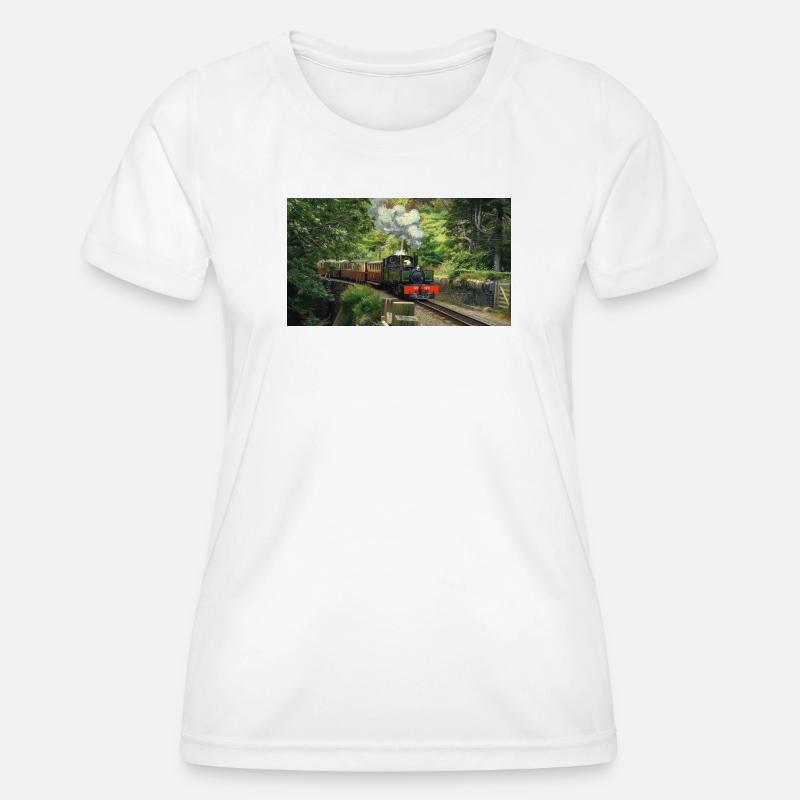 Ffestiniog Idyll - Women's Functional T-Shirt - white