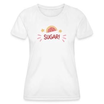 Sugar Burst Soft Trend - Frauen Funktions-T-Shirt - Weiß - Vorne - AI Model Female 172 dark (172cm)