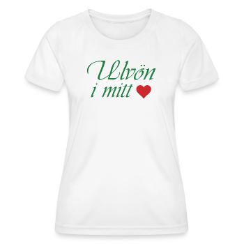 Ulvön in meinem Herzen - Frauen Funktions-T-Shirt - Weiß - Vorne - AI Model Female 172 dark (172cm)