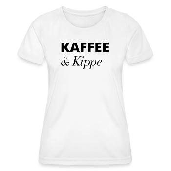 Coffee Butt Good Morning - Women's Functional T-Shirt - white - Front - AI Model Female 172 dark (172cm)