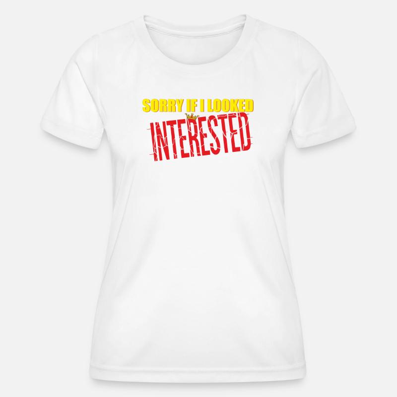 sorry - Women's Functional T-Shirt - white