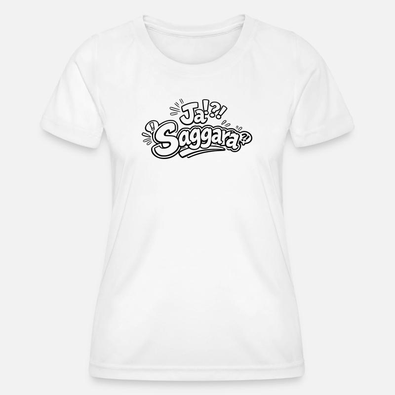 Yes Saggara - Women's Functional T-Shirt - white