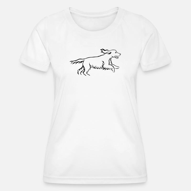 Cocker spaniel - Women's Functional T-Shirt - white