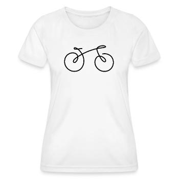 Bicycle Line - T-shirt sport Femme - blanc - Devant - AI Model Female 172 dark (172cm)