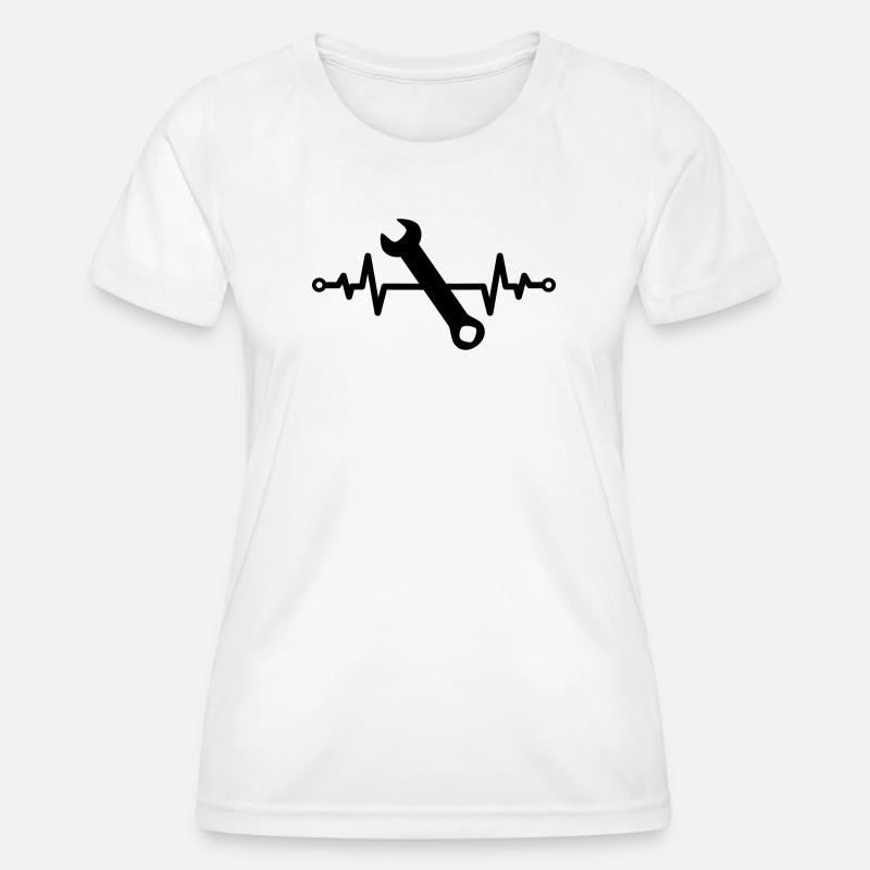 Gift idea craft open-end wrench - Women's Functional T-Shirt - white