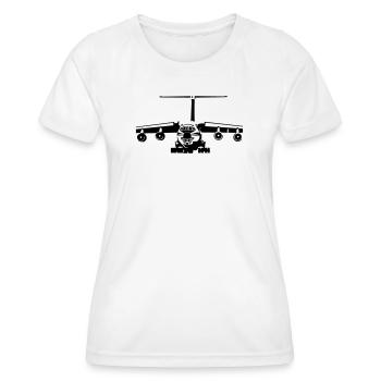 IL-76 - Frauen Funktions-T-Shirt - Weiß - Vorne - AI Model Female 172 dark (172cm)