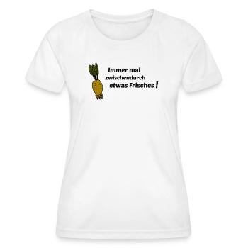 Always something fresh - Women's Functional T-Shirt - white - Front - AI Model Female 172 dark (172cm)