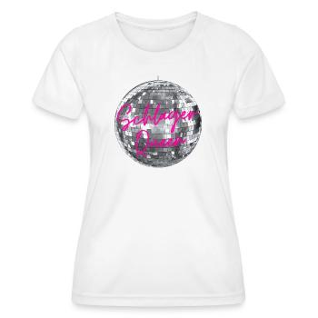 Schlager Queen - T-shirt sport Femme - blanc - Devant - AI Model Female 172 dark (172cm)