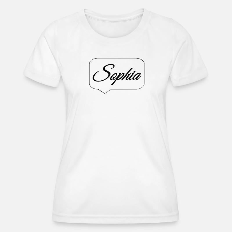 Sofia - Maglietta sportiva per donna - bianco